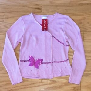 American Girl Sweet Sequins Party Sweater Girls Size L NWT